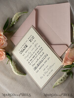 THANK YOU CARDS modern/romantic Thank You Wedding Cards2