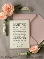 THANK YOU CARDS modern/romantic Thank You Wedding Cards2