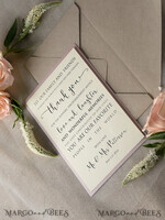 THANK YOU CARDS modern/romantic 4