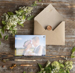 THANK YOU CARDS modern/romantic Personalized thank you note card gold calligraphy   3