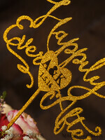 CAKE TOPPER glitter wedding cake topper, glitter cake topper5