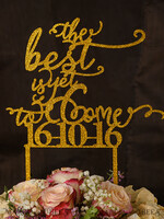 CAKE TOPPER glitter cake topper, sparkle cake topper5