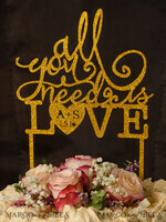 CAKE TOPPER glitter cake topper, chick cake topper4