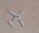 SAVE THE DATES beach travel magnets Terracotta  golden airplane magnet Save The Date Cards  boardingpass travel airplane save the dates destination wedding magnets9