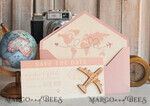 SAVE THE DATES beach travel magnets Blush Pink Wooden airplane magnet Save The Date Cards  boardingpass travel airplane save the dates destination wedding magnets10