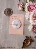 SAVE THE DATES rustic boho magnets Save the date wedding card, modern magnet4