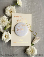 DATEN MERKEN rustikale Boho-Magnete Personalisierter Gold Save the Date Magnet und Karte, Vellum Hochzeits Save The Dates Magnete, Boho Hochzeits Save The Date Karten5