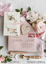 SAVE THE DATES rustic boho magnets Handmade Save the Date magnets cards   Wedding Save The Date Card and Heart Magnet, Blush Pink Save Our Date Wood Magnets24