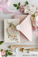 SAVE THE DATES rustic boho magnets Handmade Save the Date magnets cards   Wedding Save The Date Card and Heart Magnet, Blush Pink Save Our Date Wood Magnets24