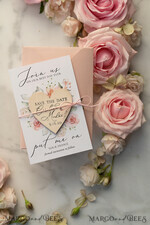 SAVE THE DATES rustic boho magnets Save the Date magnets, rustic magnet3