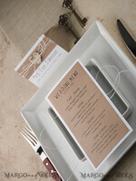 MENÜ & PROGRAMME  
 rustikal und Spitze Rustikales Hochzeitsmenü, Scheunenhochzeits-Dinner-Menü, ökologisch romantische personalisierte Karten mit Holzherz und Schnur, Kraft-Hochzeitsmenü, einfaches rustikales Hochzeitsmenü, elegantes ökologisches braunes Hochzeitsmenükarten.4