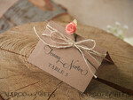 PLACE CARDS / TABLE CARDS rustic and lace Rustic Eco Brown Wedding Place Cards, Delicate Wedding Name Tag with White Rose Decor, Burlap Twine and Rose Decor, Unique Eco Wedding Stationery, Editable Text6