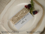 PLACE CARDS / TABLE CARDS rustic and lace Rustic Wedding Place Cards, White and Eco Place Cards, Natural Burlap Twine Wedding Name Cards, Eco Rustic Name Tags, Editable Text, Simple Design Escort Cards3