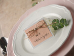 PLACE CARDS / TABLE CARDS rustic and lace Rustic Eco Pink Wedding Place Cards, Delicate Wedding Name Tag with Burlap Twine Decor, Unique Romantic Rustic Wedding Stationery, Editable Text, Custom Cards3
