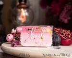 PLACE CARDS / TABLE CARDS Acrylic Gold Clear / Wood 3D Modern Ombre Pale Pink Mauve Acrylic Place card, Wedding Place Cards, Dusty Rose Name Card premium, Transparent Acryl Seating Card, Painted Luxury Escort Cards16