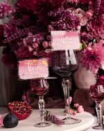 PLACE CARDS / TABLE CARDS Acrylic Gold Clear / Wood 3D Modern Ombre Pale Pink Mauve Acrylic Place card, Wedding Place Cards, Dusty Rose Name Card premium, Transparent Acryl Seating Card, Painted Luxury Escort Cards16