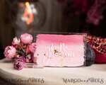PLACE CARDS / TABLE CARDS Acrylic Gold Clear / Wood 3D Modern Ombre Pale Pink Mauve Acrylic Place card, Wedding Place Cards, Dusty Rose Name Card premium, Transparent Acryl Seating Card, Painted Luxury Escort Cards16