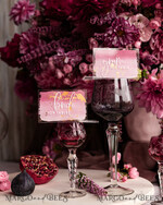PLACE CARDS / TABLE CARDS Acrylic Gold Clear / Wood 3D Modern Ombre Pale Pink Mauve Acrylic Place card, Wedding Place Cards, Dusty Rose Name Card premium, Transparent Acryl Seating Card, Painted Luxury Escort Cards16