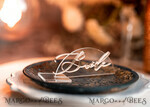 PLACE CARDS / TABLE CARDS Acrylic Gold Clear / Wood 3D Modern Half Arch Acrylic Place Card with Stand, Premium Wedding Seat Cards, Clear Acrylic Name Card, Luxury Seating Card, Gold 3D Guest Names, Editable Text11