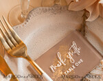 PLACE CARDS / TABLE CARDS Acrylic Gold Clear / Wood 3D Acrylic Beige place cards with stand, Clear Acrylic and gold place cards, Nude Taupe Gold Plexi place cards, Tan Luxury Wedding Table Decor place cards, Earthy Wedding Signage Golden mirror place cards15