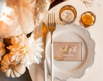 PLACE CARDS / TABLE CARDS Acrylic Gold Clear / Wood 3D Acrylic Beige place cards with stand, Clear Acrylic and gold place cards, Nude Taupe Gold Plexi place cards, Tan Luxury Wedding Table Decor place cards, Earthy Wedding Signage Golden mirror place cards15