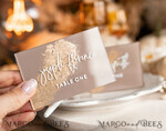 PLACE CARDS / TABLE CARDS Acrylic Gold Clear / Wood 3D Acrylic Beige place cards with stand, Clear Acrylic and gold place cards, Nude Taupe Gold Plexi place cards, Tan Luxury Wedding Table Decor place cards, Earthy Wedding Signage Golden mirror place cards15