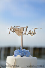 TORTENDEKORATION  
 Holz Hochzeitstorte Topper, lasergeschnittener Holz-Topper für Torten4
