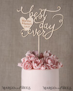 CAKE TOPPER wood cake topper, lasercut wooden cake topper5
