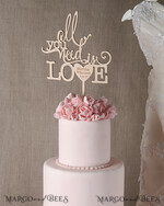 CAKE TOPPER wood wedding cake topper, lasercut wooden cake topper4