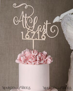 CAKE TOPPER wood cake topper, wooden cake topper4