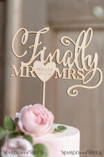 CAKE TOPPER wood topper, wooden cake topper8
