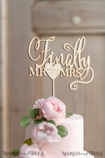 CAKE TOPPER wood topper, wooden cake topper8
