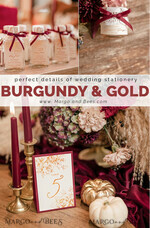 PLACE CARDS / TABLE CARDS Luxury Premium Glitter/ Gold/ Silver/ Rose Gold Romantic Gold Foil Wedding Place Cards, White Wedding Escort Card with Maroon Ribbon, Elegant place cards, Custom Wording name Tags, Personalized wedding decor4