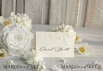PLATZKARTEN / TISCHKARTEN  
 Luxus Premium Glitzer/ Gold/ Silber/ Roségold Elegante geprägte Elfenbein-Hochzeitsplatzkarten, kleine Tischkarten, Zeltkarten, Empfangskarten, Namenskarten, Ecru Tischnamenskarten, personalisierte Hochzeitsdekoration, bearbeitbarer Text6