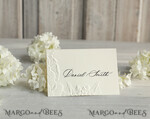 PLATZKARTEN / TISCHKARTEN  
 Luxus Premium Glitzer/ Gold/ Silber/ Roségold Elegante geprägte Elfenbein-Hochzeitsplatzkarten, kleine Tischkarten, Zeltkarten, Escortkarten, Namenskarten, Ecru Tischnamekarten, personalisierte Hochzeitsdekoration, bearbeitbarer Text4