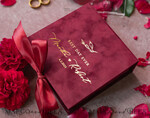 RING BEARER BOXES & PILLOWS Velvet ring box for wedding ceremony Marsala Gold Velvet acrylic Wedding rings Box, Glamour Maroon and gold Wedding rings Box, Elegant Wedding Box velvet Burgundy Pink, Handmade Wedding rings Box12