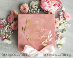 RING BEARER BOXES & PILLOWS Velvet ring box for wedding ceremony Elegant Velvet blush pink Wedding rings Box, Glamour gold Wedding rings Box, Elegant Acrylic  Wedding Box velvet blusch Pink Wedding rings Box15