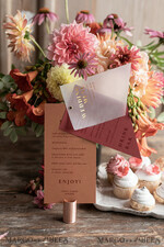 MENU & PROGRAMS glitter/ luxury premium Unique Geometric Wedding Menu Cards, Terracotta And Vellum Wedding Dinner Menu, Red and Copper Wedding Menu Cards, Gold Foil Menu With Vellum, Chic Modern Cards2