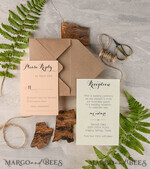   Wedding invitations custom colors, magnet invites7