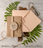   Wedding invitations custom colors, magnet invites7