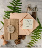   Wedding invitations custom colors, magnet invites7