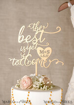 CAKE TOPPER gold cake topper, elegant cake topper3