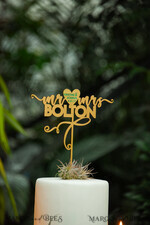 CAKE TOPPER gold wedding cake topper, gold cake topper5