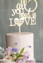 CAKE TOPPER gold cake topper, elegant cake topper3