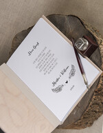 HOCHZEITS-GÄSTEBÜCHER Rustikales Holzgraviertes Fotoalbum Holz Hochzeitsalbum Boho Fotokabinenbuch4