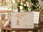 WEDDING GUEST BOOKS Rustic Wooden Engraved PhotoAlbum Wedding guestbook for polaroids, Rustic Instant Photo Book  Wood Wedding Photo Guestbook5