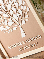  Wedding guestbook for polaroids, modern10