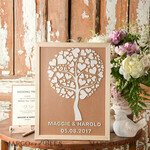   Rerto wedding guestbook, unique7