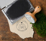   wooden stamp, couple stamp3