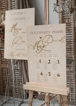 TABLE PLANS AND WEDDING WELCOME SIGNS rustic rustic wood & Gold Wedding Welcome Sign,  Boho Golden Wedding Decor, Personalised Wedding Sign, Wedding Board, Welcome Wedding Board 17